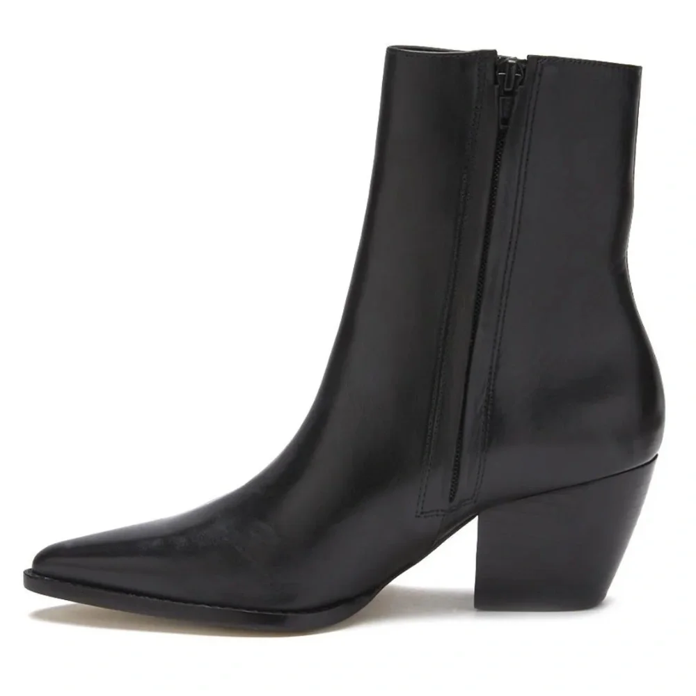 Caty Smooth Leather Black (Wide) by Matisse - Picture 4 of 10